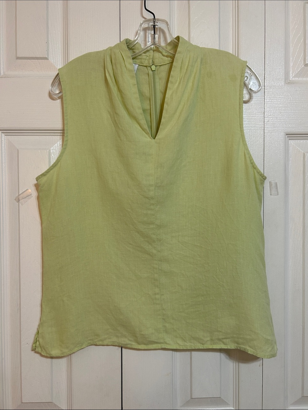 Talbots Light Lime Sleeveless V-Neck Camisole